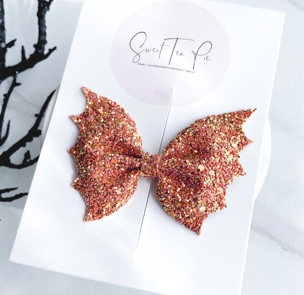 Pumpkin Spice Batty Hair Clip