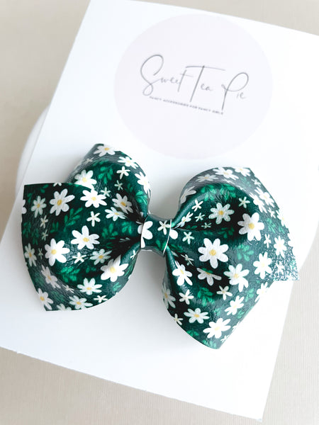 Lucky Floral Lu Hair Bow