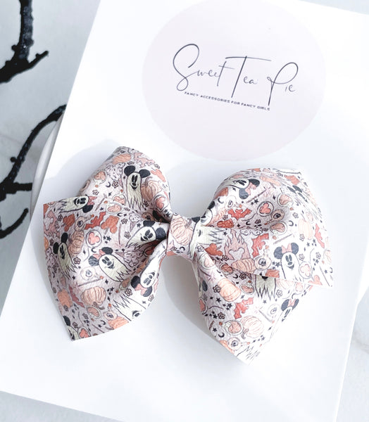 Spooktacular Mouse Lu Hair Bow