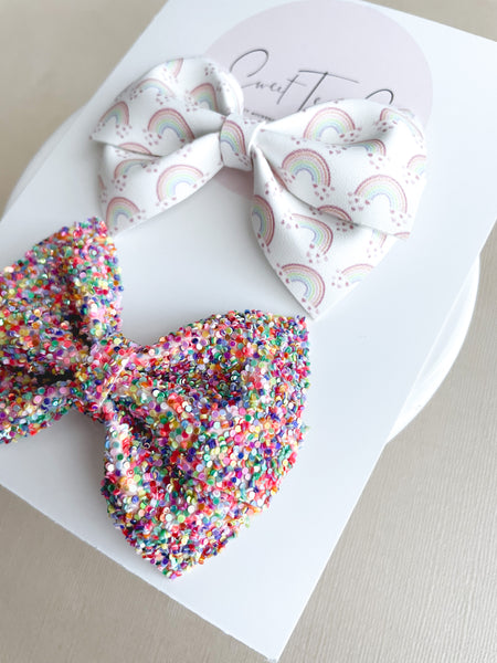 Rainbows Mini Lu Bow - Set of 2