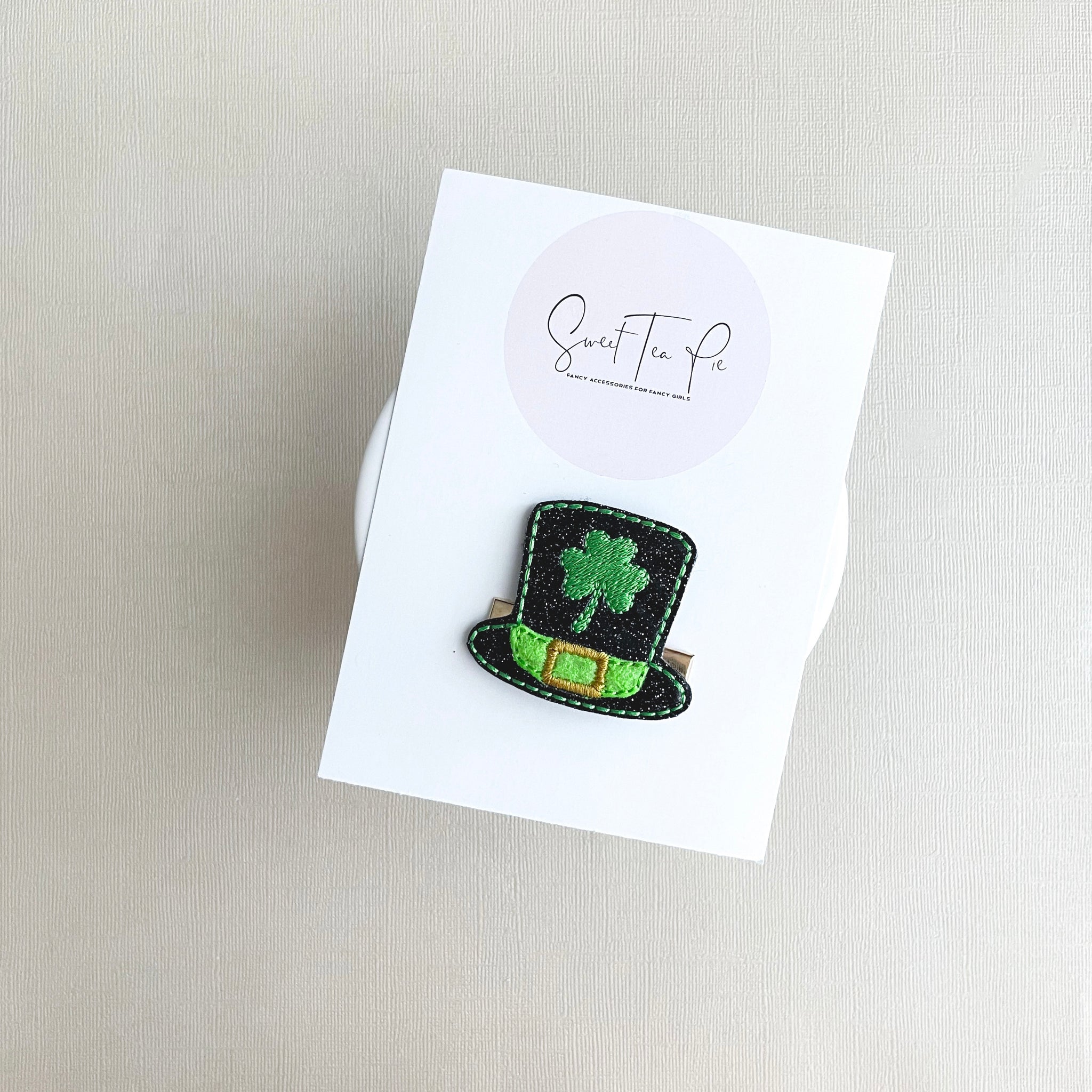 Leprechaun Hat Glam Clip