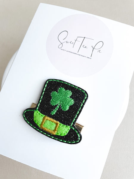 Leprechaun Hat Glam Clip