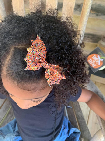 Pumpkin Spice Batty Hair Clip