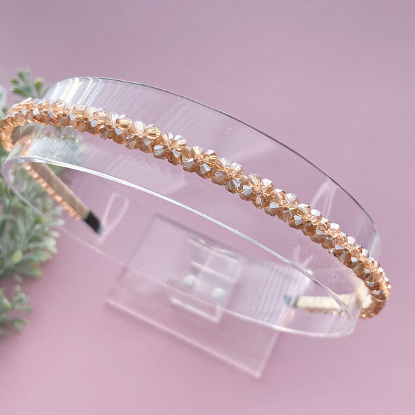 Dainty Champagne Jewel Headband