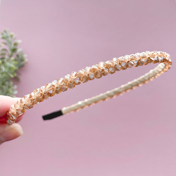 Dainty Champagne Jewel Headband