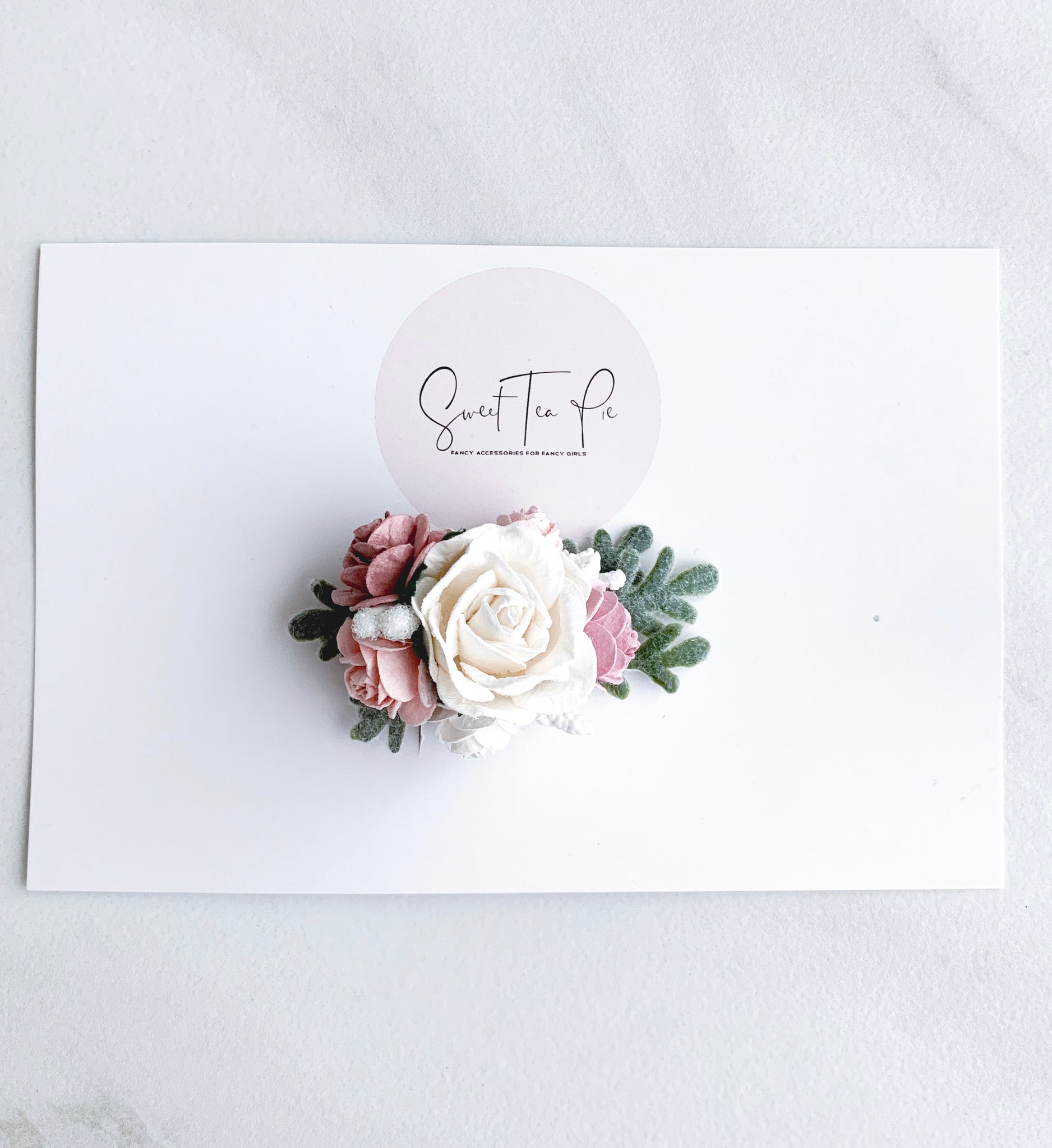 Botanical Garden Floral Hair Clip