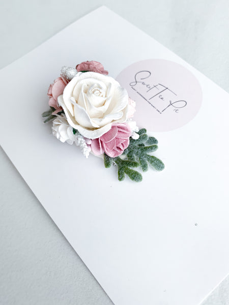 Botanical Garden Floral Hair Clip