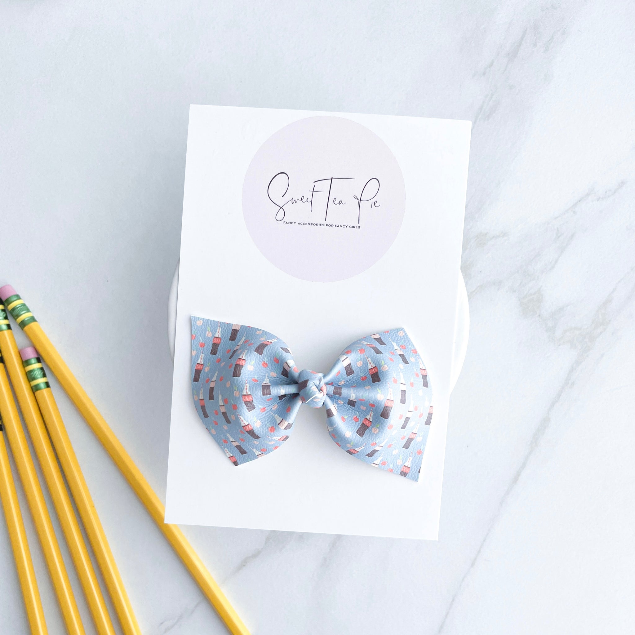 Cherry Cola Knot Hair Bow