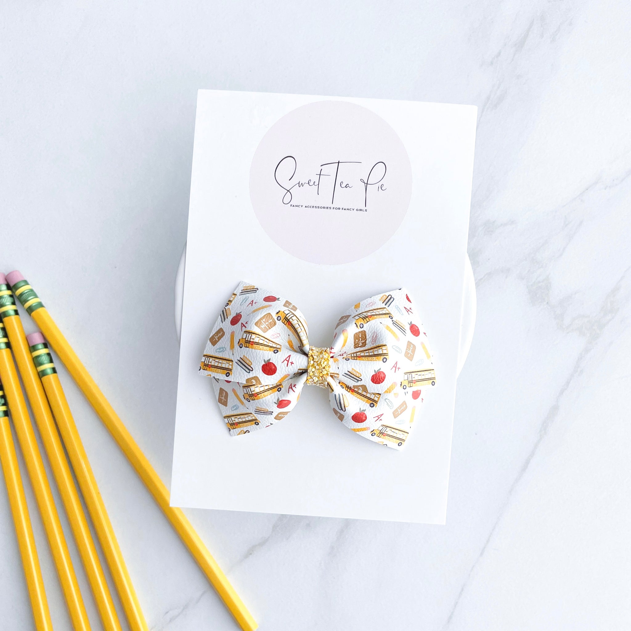 School Bus Modern Lu Hair Bow