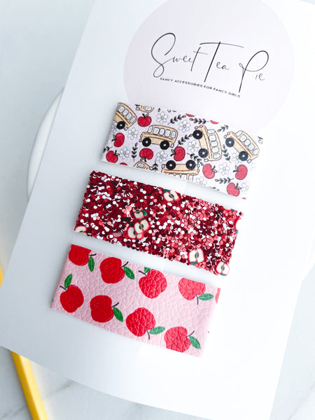 An Apple a Day Snap Clip - Set of 3