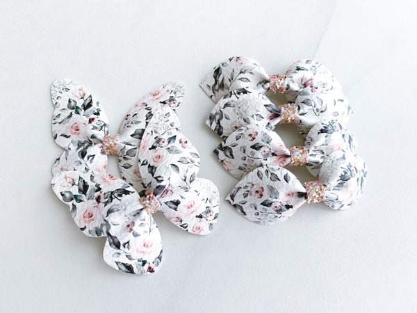 Elegant Blush Petite Hair Bow