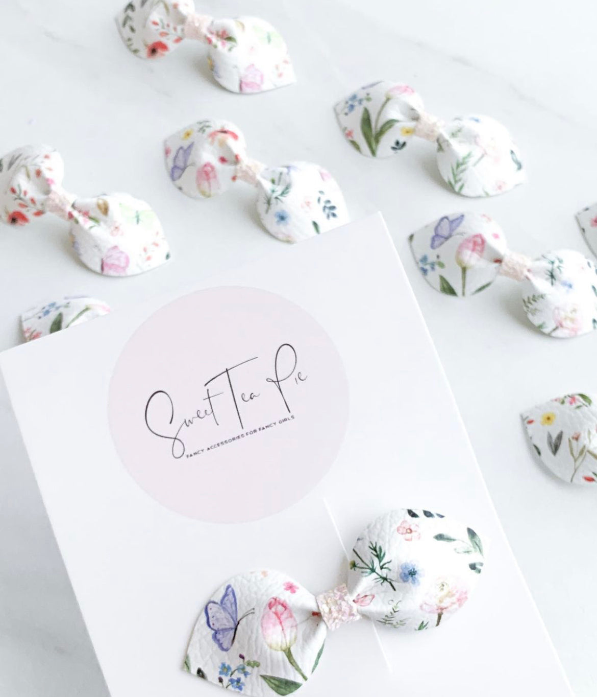 Butterfly Garden Petite Hair Bow