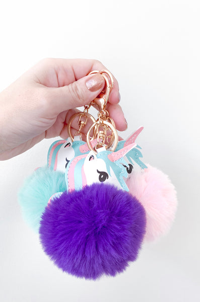 Mint Unicorn Keychain