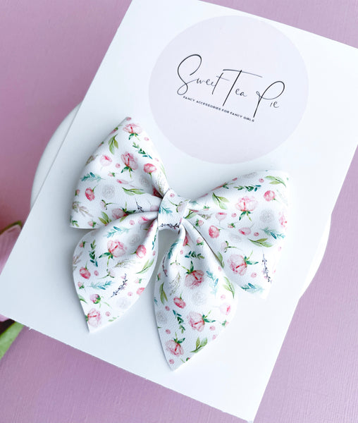Rosebuds Sailor Hair Bow
