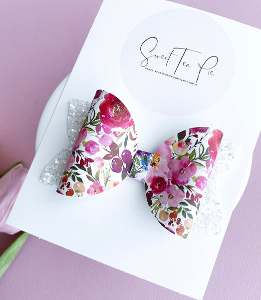 Botanical Garden Large Loop Hair Bow