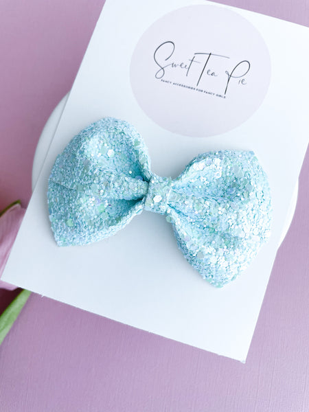 Sky Blue Modern Lu Hair Bow
