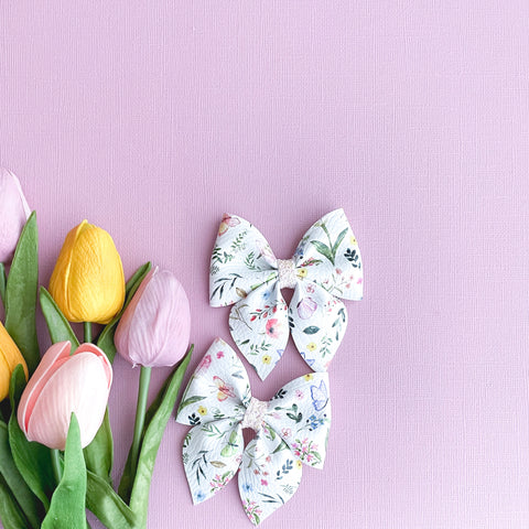 Butterfly Garden - Sailor Hair Bow