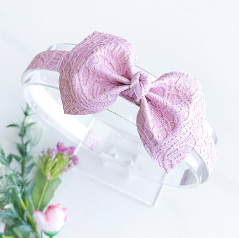 Lilac Lace Headband