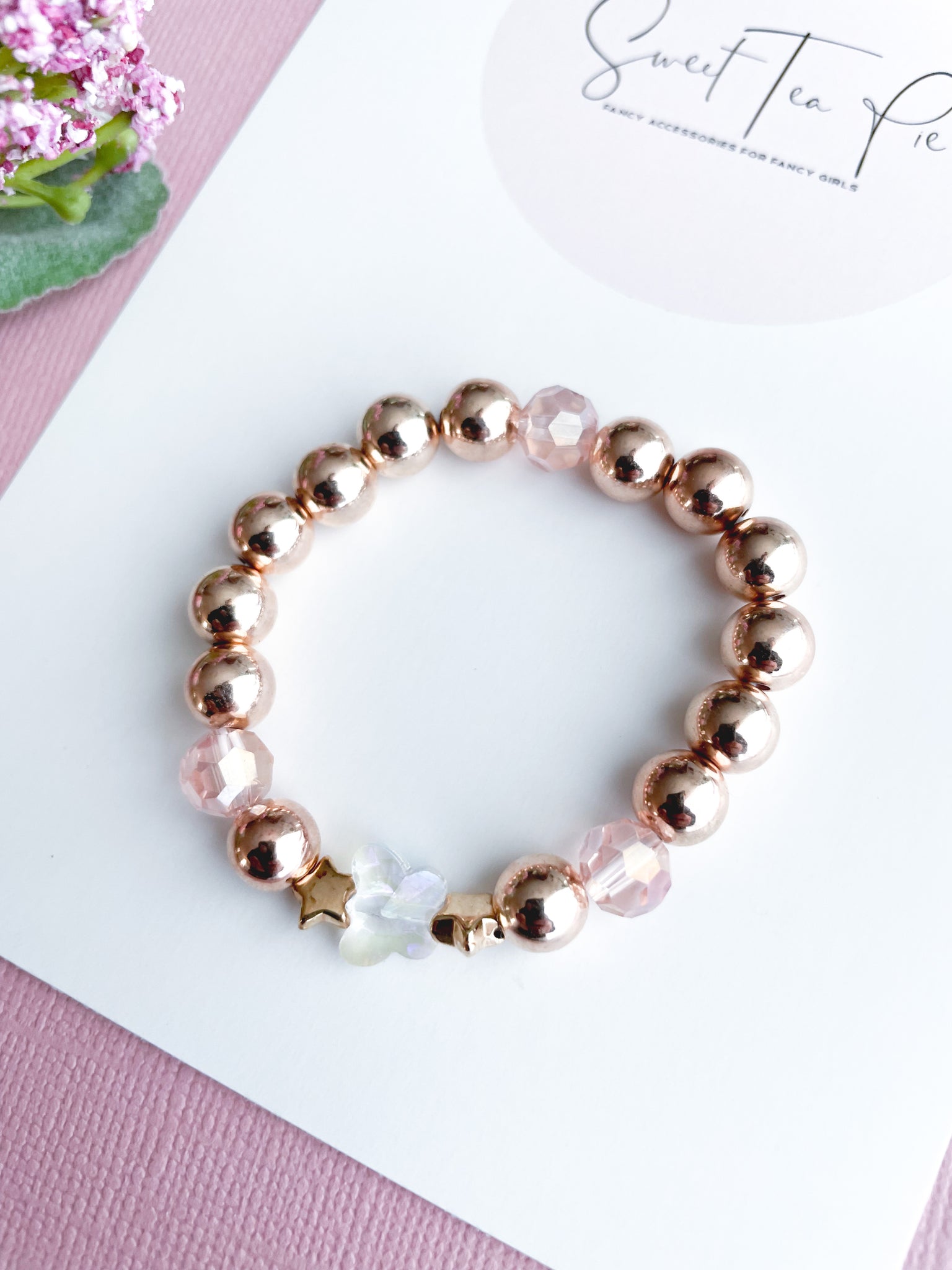 Butterfly Garden Glam Bracelet