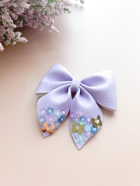 Orchid Butterfly Garden Sequin Dripped Sailor