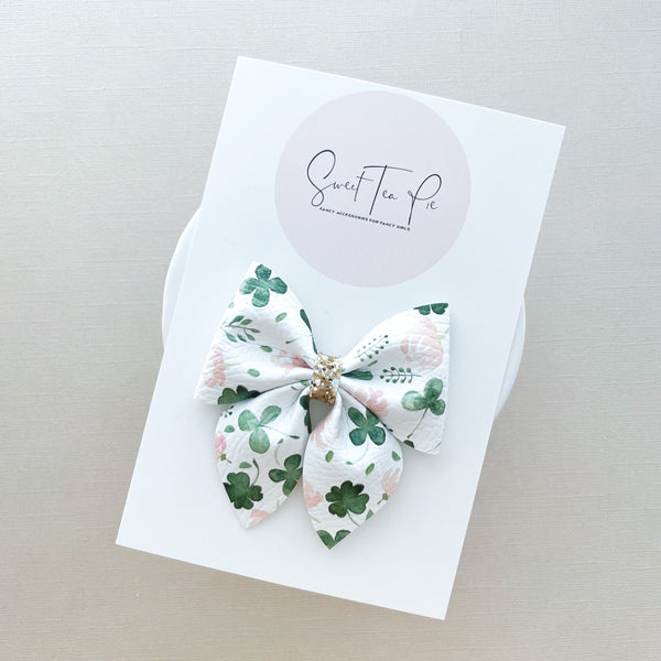 Field of Clovers - Sailor Hair Bow