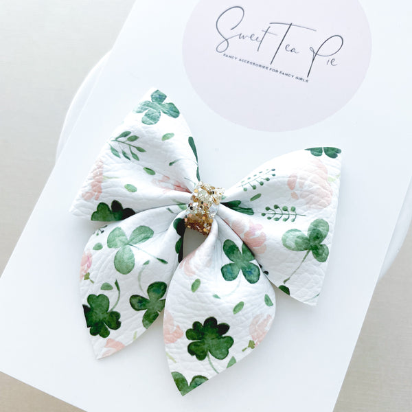 Field of Clovers - Sailor Hair Bow