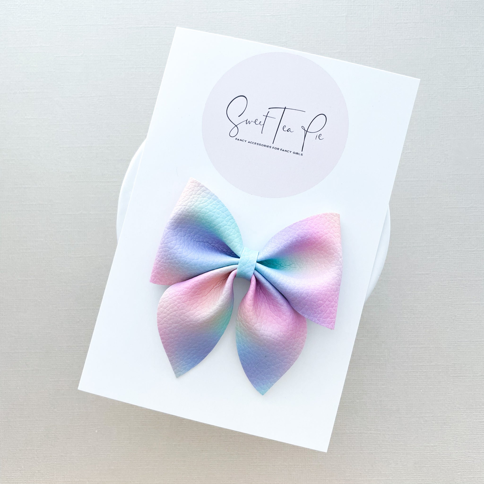 Rainbow Tie Dye - Sailor Hair Bow