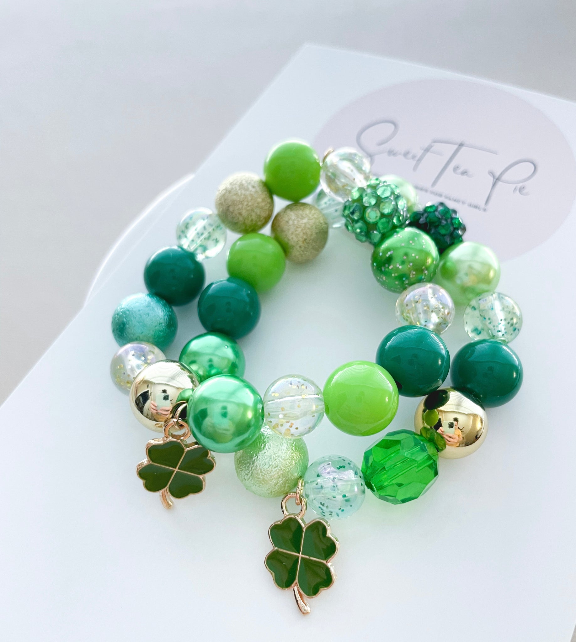 Lucky Clover Glam Bracelet