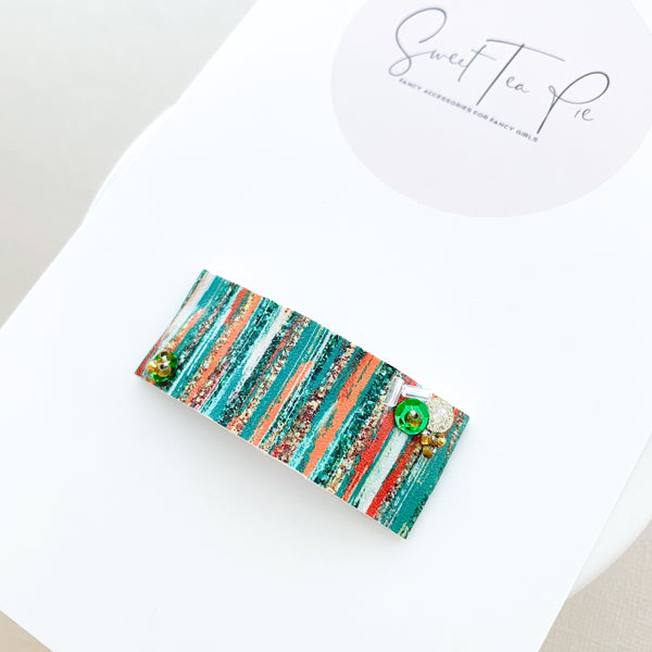Irish Dance Sequin Snap Clip
