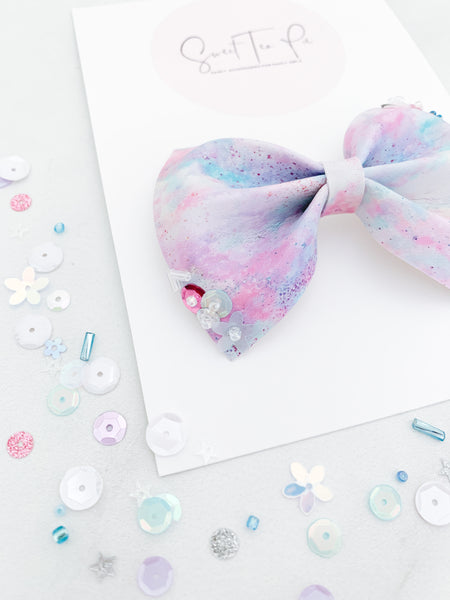 Just Like Magic Sequin Hair Bow - #2