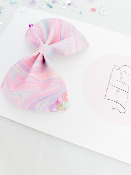 Unicorn Magic Sequin Hair Bow