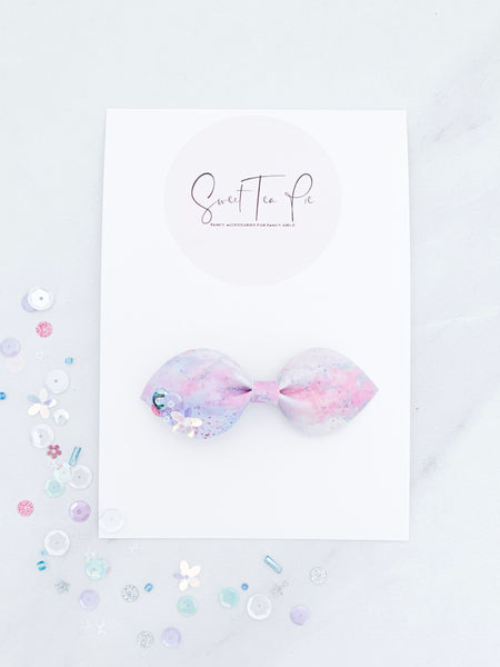 Just Like Magic Petite Sequin Hair Bow - #1