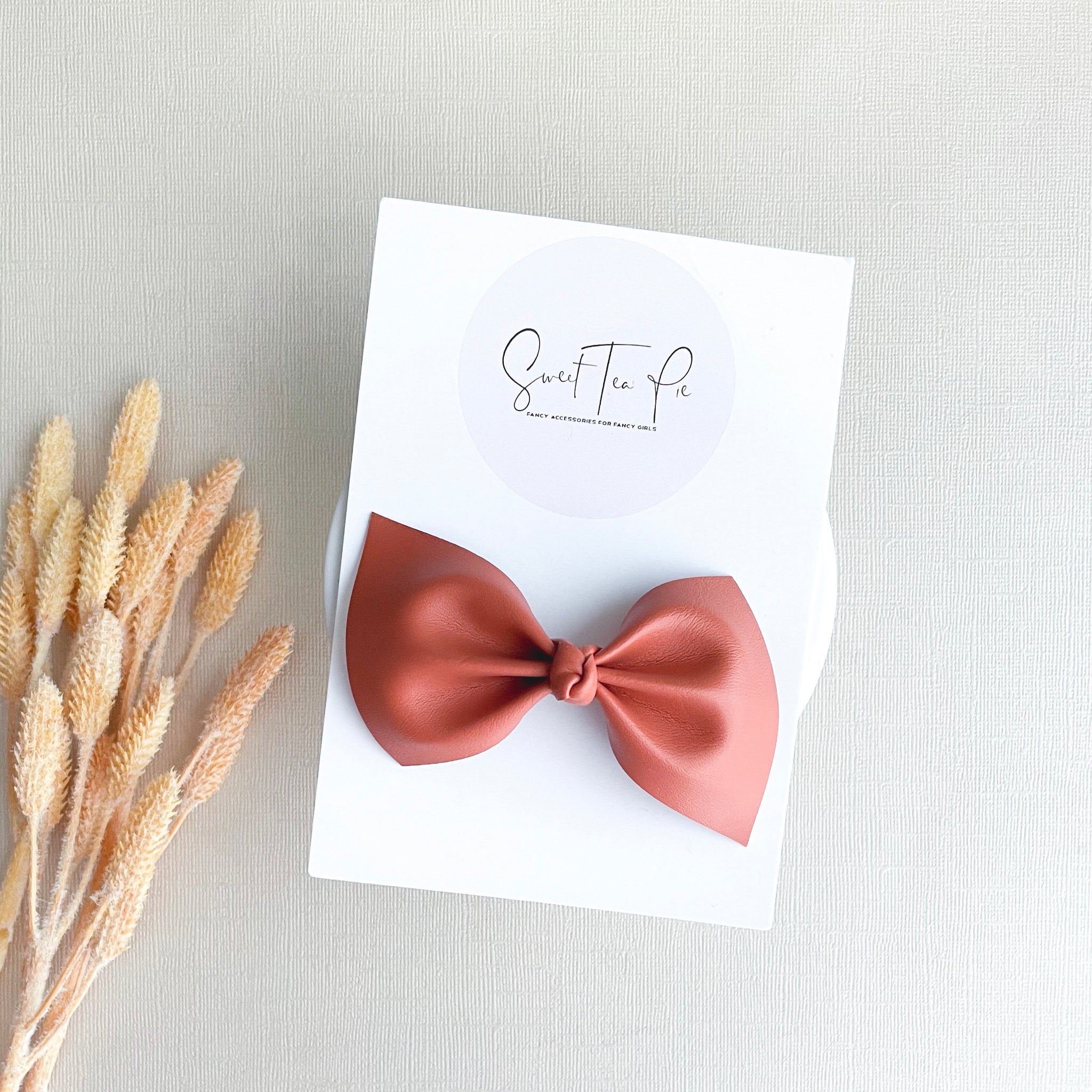 Pumpkin Spice Knot Hair Bow