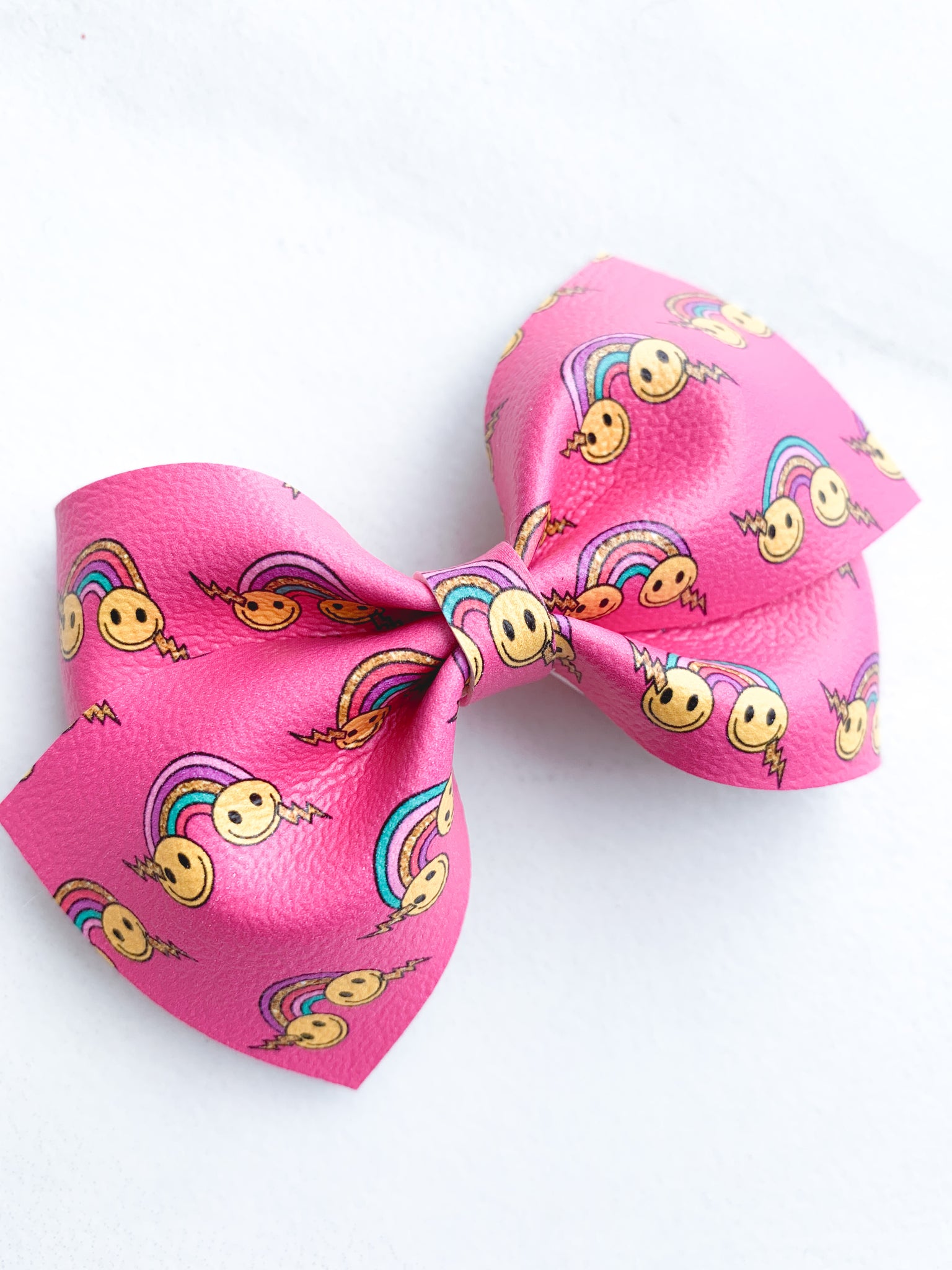 Retro Rainbow Lu Hair Bow
