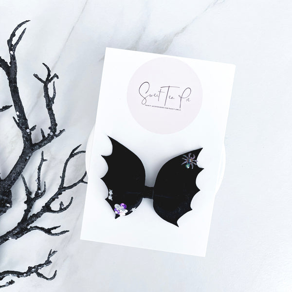 Spider Sequin Batty Hair Clip