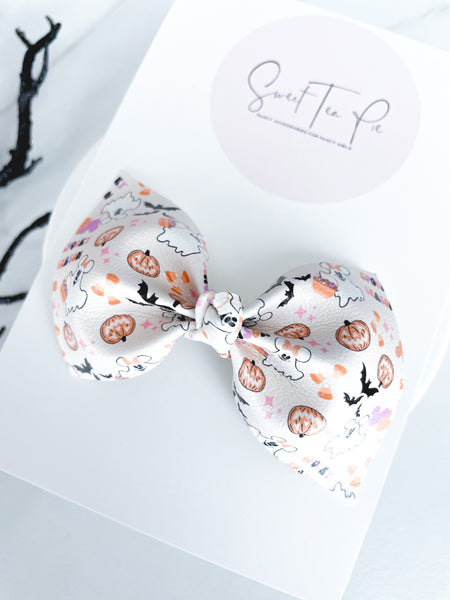Ghost of Mickey Knot Hair Bow
