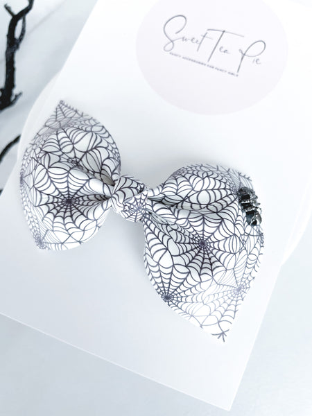 Spider Webs Knot Hair Bow