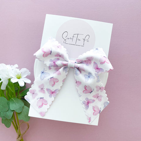 Butterfly Garden Fable Ribbon Hair Bow