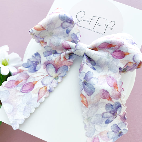 Spring Florals Fable Ribbon Hair Bow