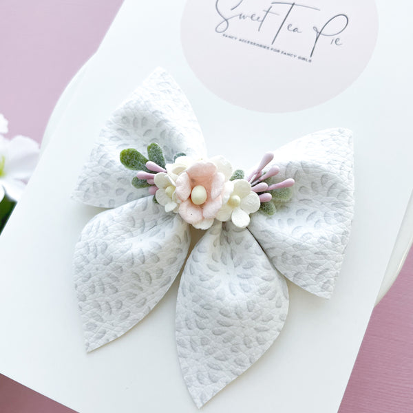 Daisy Floral - Sailor Hair Bow