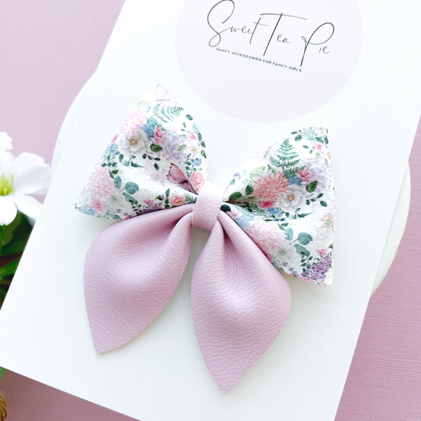 Spring Butterflies - Sailor Hair Bow