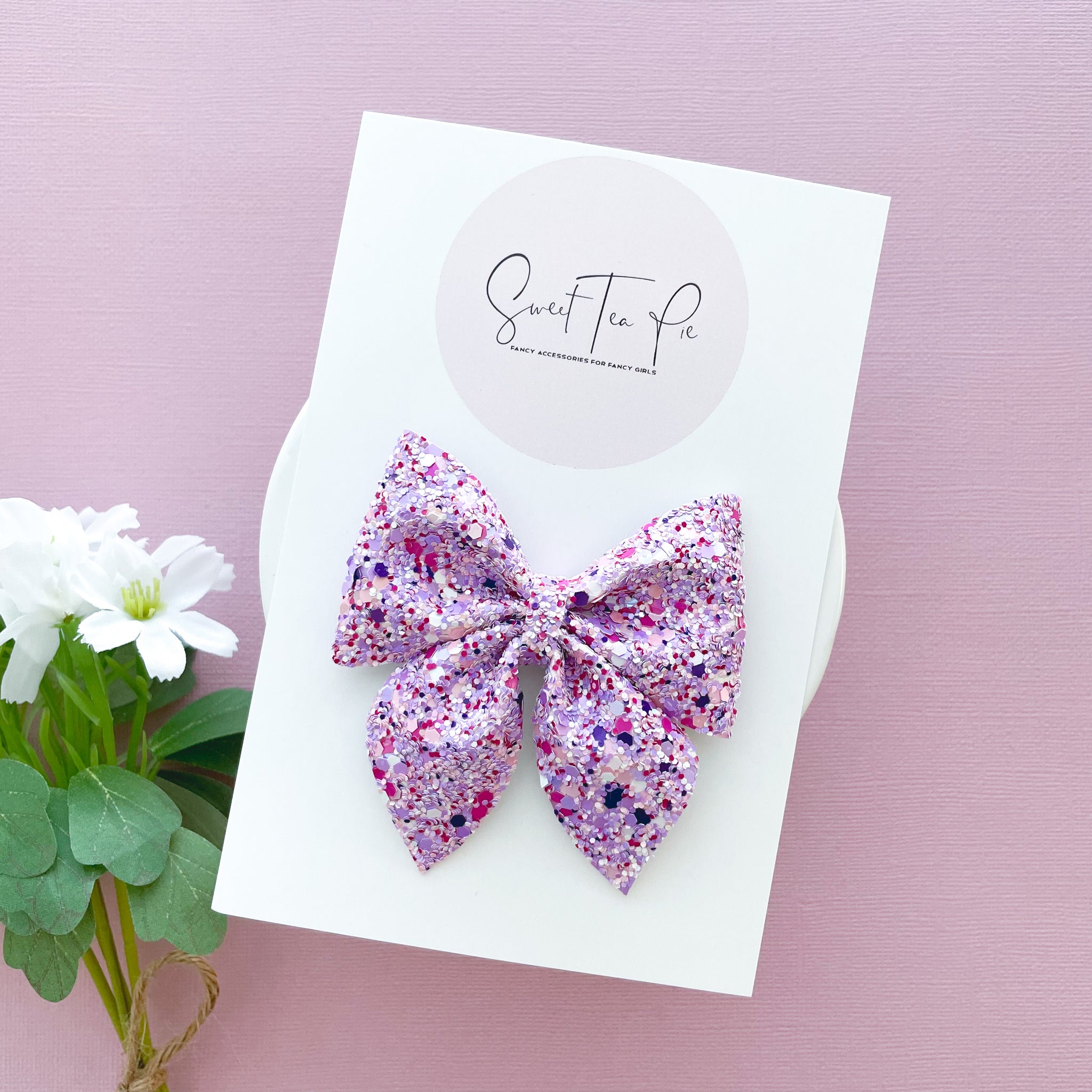 Lavender Lilac - Sailor Hair Bow