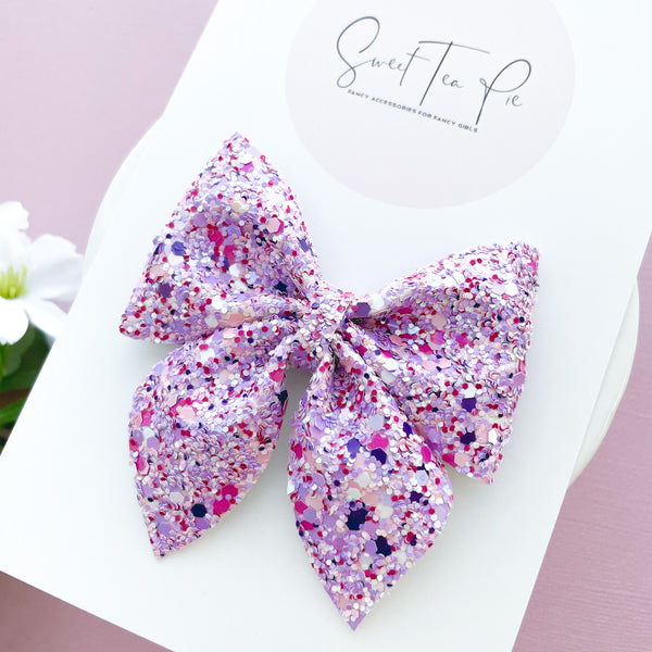 Lavender Lilac - Sailor Hair Bow