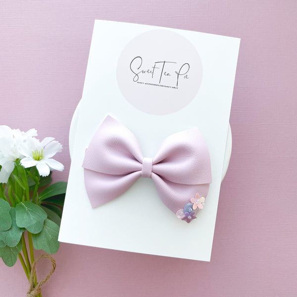 Pink Butterfly Garden Sequin Hair Bow