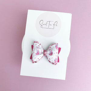 Ballet Pinched Loop Hair Bow