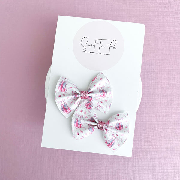 Ballet Pigtail Hair Bows