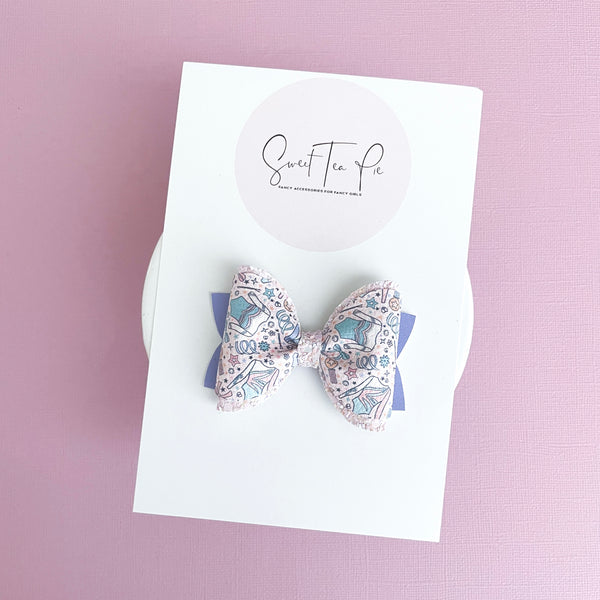 Gymnastics Pinched Loop Hair Bow