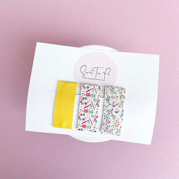 Little Artist Snap Clip - Set of 3
