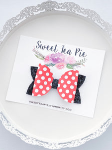 Minnie Red Dot Large Loop Hair Bow