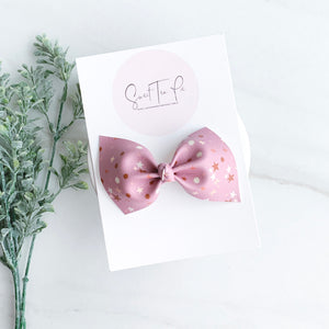 Summer Stars Knot Hair Bow